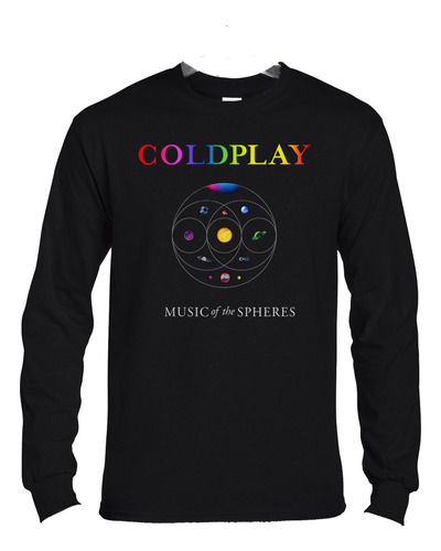 Polera Ml Coldplay Music Of The Spheres Rock Abominatron