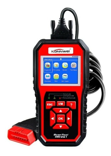 Imagen 2 de 3 de Escaner Automotriz Konnwei Kw 850