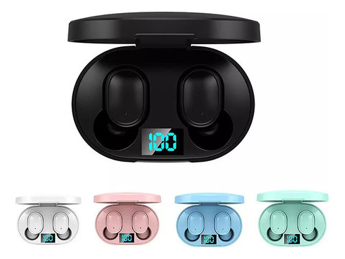 Auriculares Intraurales Inalámbricos Bluetooth E6, Paquete D