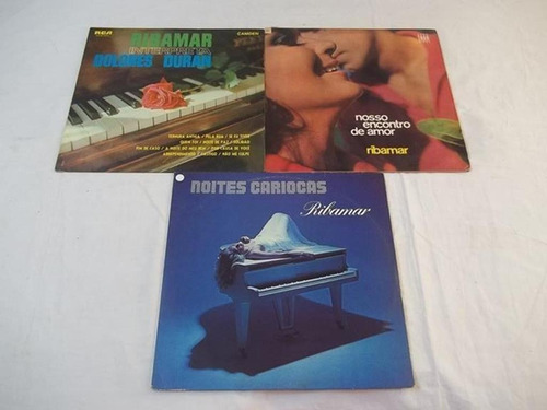 Ribamar Vinil Lp 3 Discos Nosso Encontro Noites Cariocas