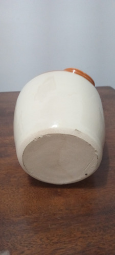 Antiga Garrafa Whisky Vazia Em Porcelana Com Tampa (Usado)