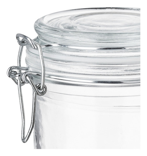 Imagen 4 de 6 de Juego 6 Frascos Especieros Cocina Brocalitos Tapa Clip 200ml