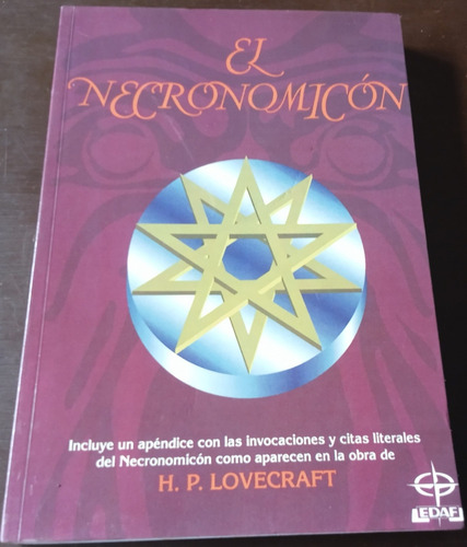 Libro El Necronomicón - H. P. Lovecraft En Mb Estado España