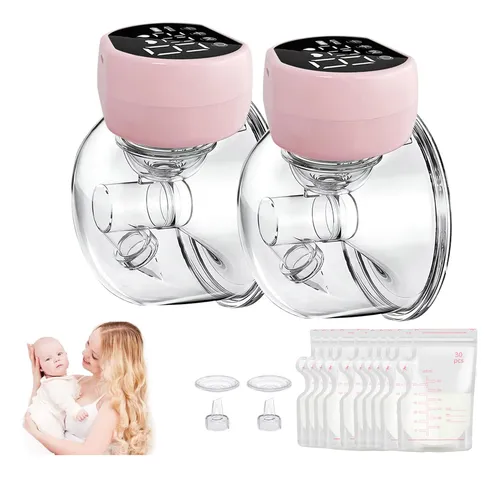 comprar 2pcs Extractor De Leche Eléctrico Sacaleche 3 Modos 9 Nivele