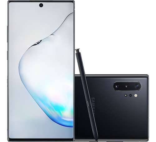 Smartphone Samsung Galaxy Note10+ 256 GB 12 GB Ram Preto - Excelente (Recondicionado)
