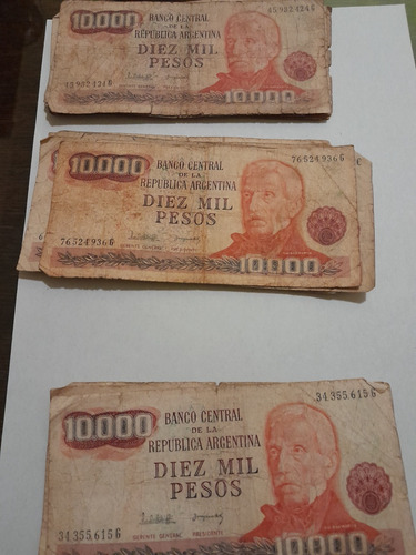 Lote De 24 Billetes De 10.000 Pesos