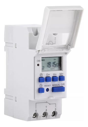 Interruptor Digital De 25 A, Programable, 16 Encendido/8 Apa
