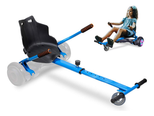 Hoverboard Con Asiento De Kart Para Aeropatineta De Dos Rued
