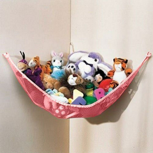 Organizador De Peluches Y Juguetes, Rosa