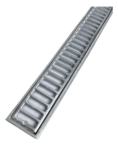 Ralo Linear 10x100 Grelha Inteira Tela Anti Inseto Aluminio