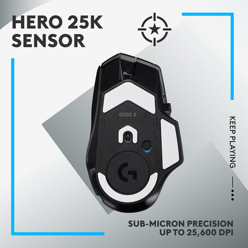 Ratón Inalámbrico Para Juegos Logitech G502 X Lightspeed Bla