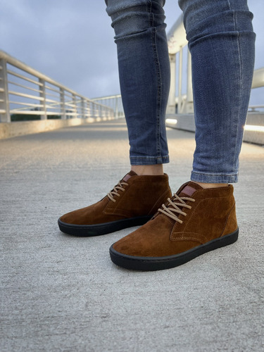 Botas Botitas De Cuero Gamuza Chavito De Hombre Libertarios