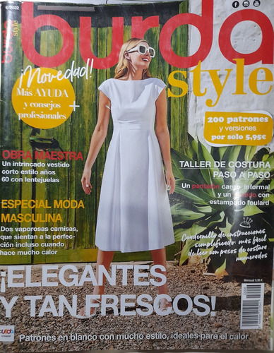 Revista Burda Style Varias Ediciones Moldes Costura Parrones