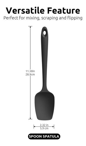 Juego De Espátulas De Silicona, Raspador De Goma Flexible Re