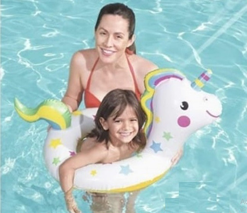 Inflable Para Piscina Salvavidas Infantil De Unicornio