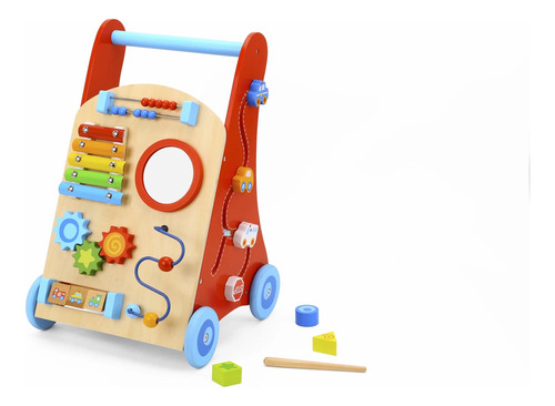 Caminador Andador Madera Actividades Juguetes Tooky Toy