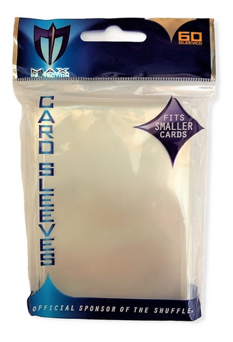 Card Sleeves Max Protection Yugioh 60 Clear - 62,5mmx90,5mm