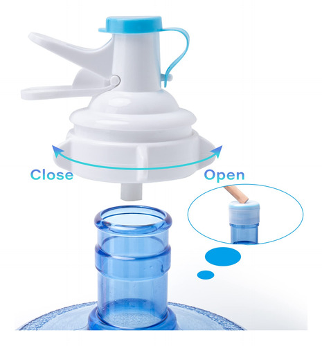 Tapa Para Garrafón Válvulas Dispensadoras Reutilizable 2pcs