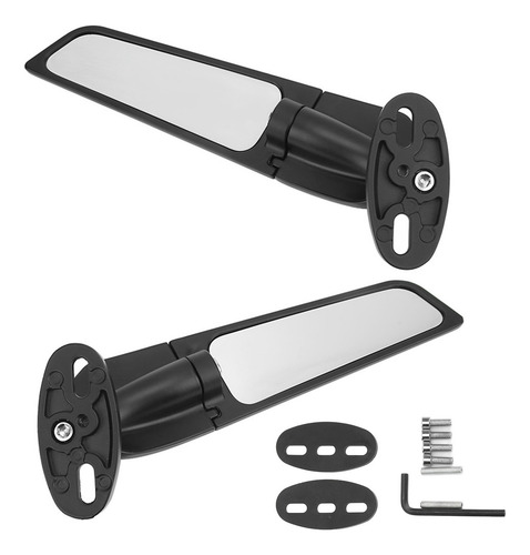 Js Espejo Retrovisor De Motocicleta De Aluminio Con Visión