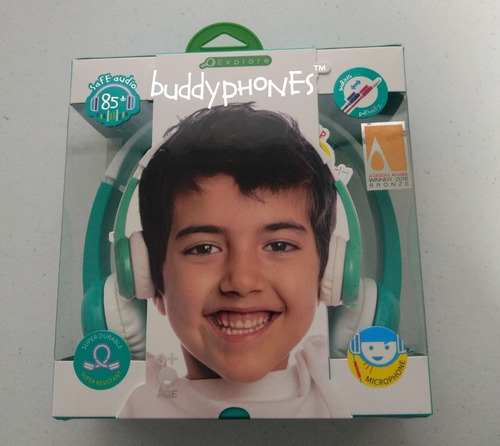 Audífonos Infantiles 3.5mm Buddyphones Onanoff    Color Verde