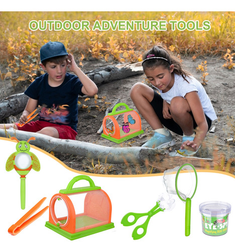 Jaula Para Insectos De Aventura Al Aire Libre Para Niños, Cr