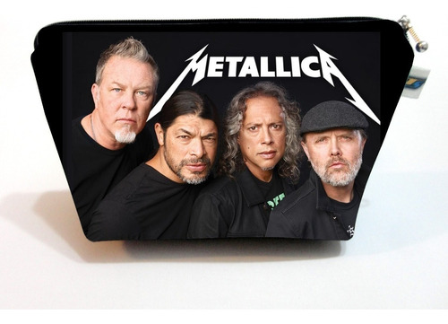 Cartuchera Metallica Bandas De Rock  Series