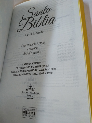 Santa Bíblia Reina-valera 1960 Concordancia León Brochura