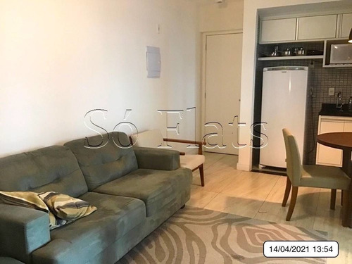 Imagem 2 de 15 de Flat Alto Padrão No Brooklin Com 02 Dorms - Sf34307