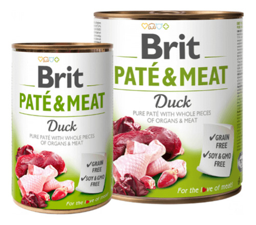 Brit Care® Pate & Meat Duck 800grs Para Perros