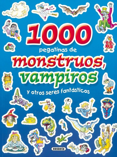 1000 Pegatinas De Monstruos, Vampiros Y Otros Seres Fanta...