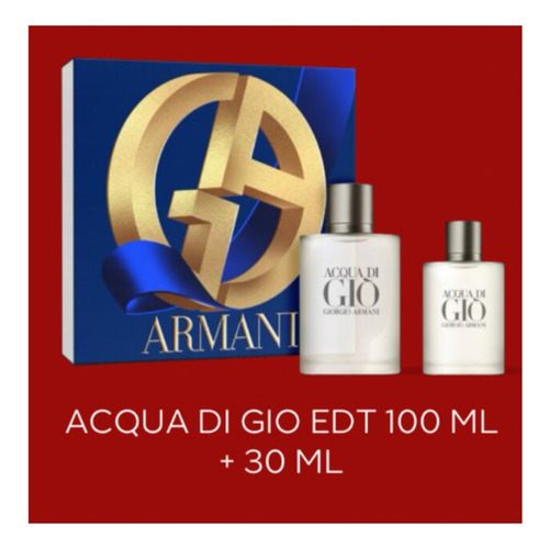 Set Perfume Giorgio Armani Acqua Di Gio Homme Edt 100 Ml Ub