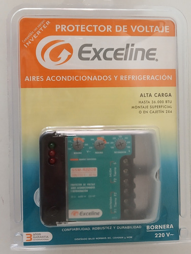 Protector Voltaje Aire Acondicionado 220v Cable Cable Nuevo
