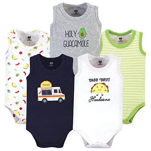 Hudson Bebé Unisex Bebé Algodón Sin Mangas Carro 7p6ja