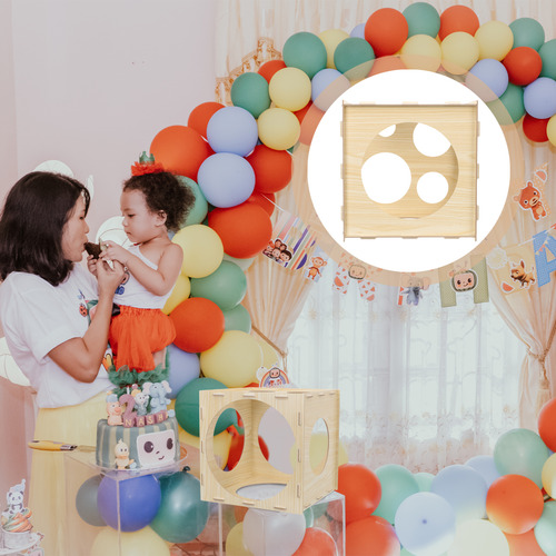 Práctico Medidor De Globos, Caja De Bolas Para Medir Globos