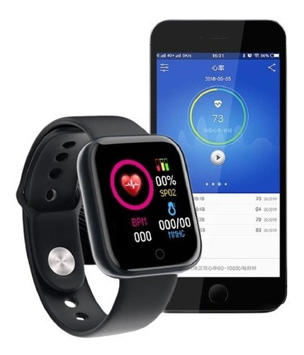 Imagen 5 de 5 de Smart Watch / Reloj Inteligente Y68