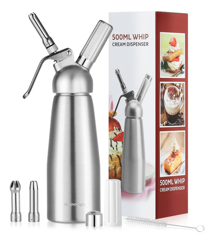 Mainmate Professional Whipped Cream Dispenser,durable Silver