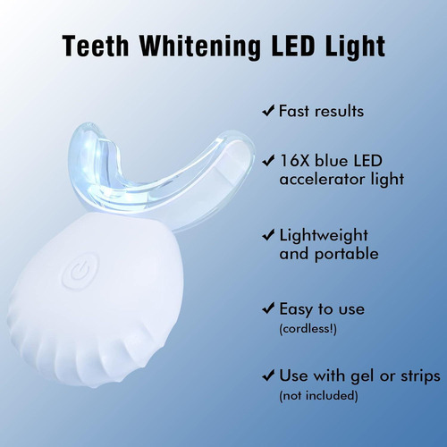 Luz Led Blanqueadora De Dientes Eoicceoh 16 Bombillas Usb
