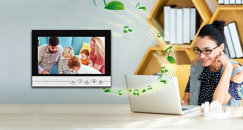 Timbre Video Portero Con Cámara Citófono Pantalla 9 Pulgadas