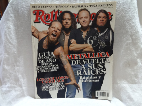 Revista Rolling Stone Especial Metallica Imb