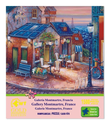 Rompecabezas Wuundentoy Cartón 1500 Pzs Galería Montmartre