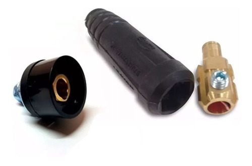 Juego Conector Borne  Hembra Y Macho Chasis 9mm  Soldadora