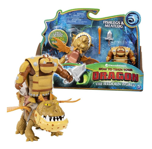 Figura Como Treinar Seu Dragão - Perna-de-peixe & Batatão