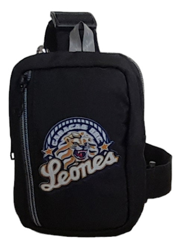 Bolso Negro Deportivo Beisbol Leones Del Caracas 