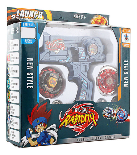 I 1 Juego Beyblade Con Lanzador Metal Fusion Rotación