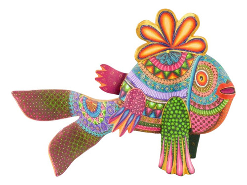  Alebrijes De Madera Oaxaca Pez | Magia Mexica A1128