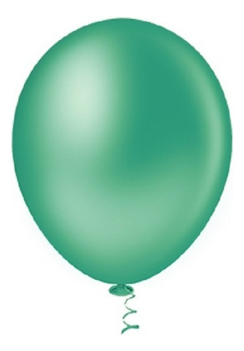 Bexiga Balões Liso Redondo Nº 16 Pol C/ 12un Consulte Cores Cor Verde-escuro