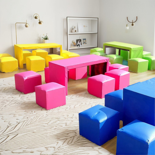 Alquiler De Living Puff Y Mesa Puente Azul