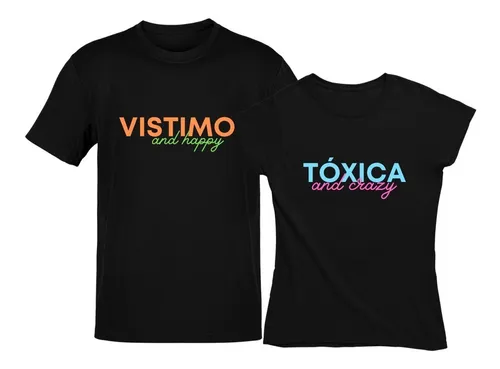 Playeras para novios toxicos sales