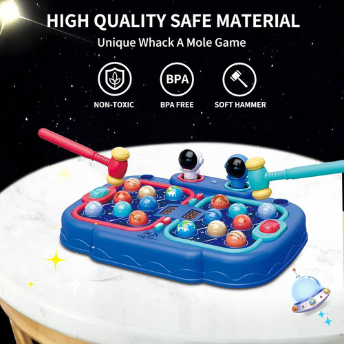 Juego Whack A Mole Para Niños Pequeños, Juguetes Interactivo