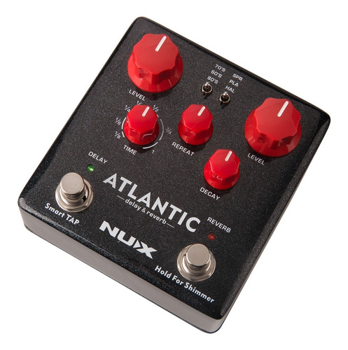 Nux Pedal Para Guitarra Ndr-5 Atlantic Delay And Reverb